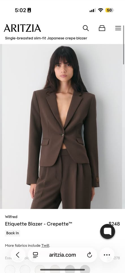 Aritzia Etiquette Blazer Size 8 NWT - photo 4