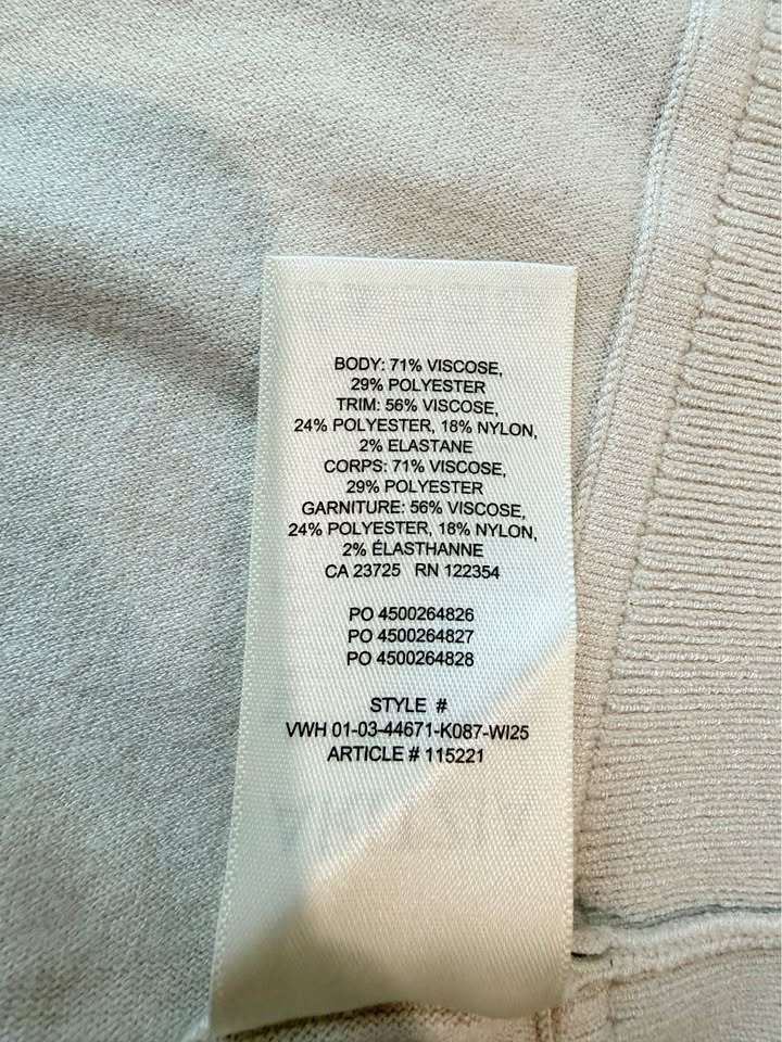Aritzia Inspiration Sweater Size S NWT - photo 2