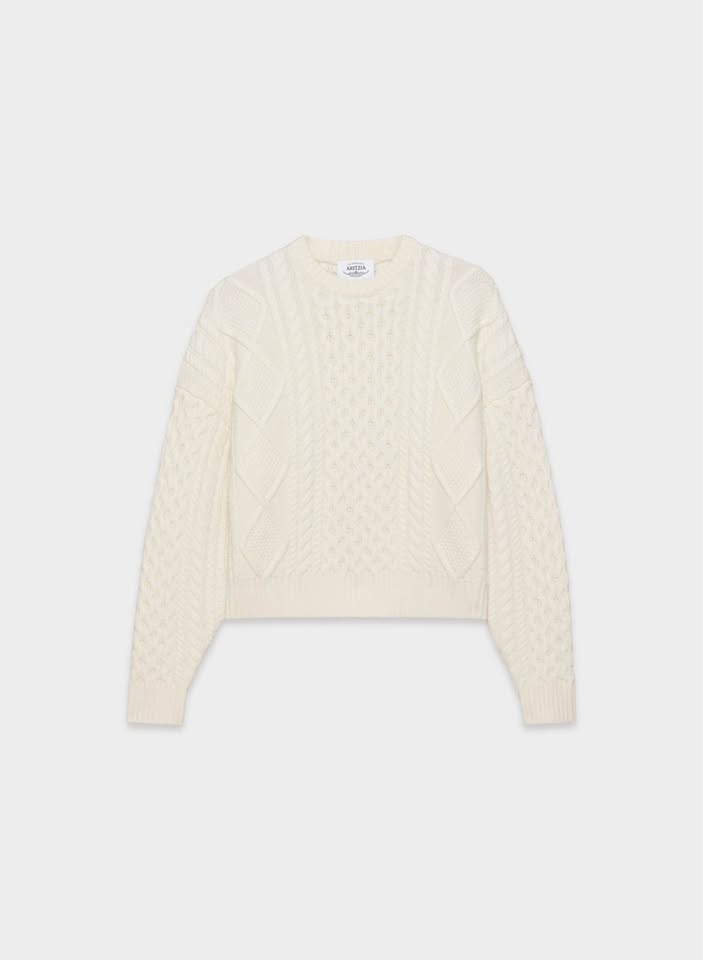 Aritzia Heritage Knit Merino Wool Sweater Size L NWT - photo 3