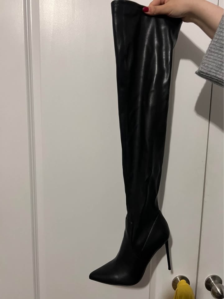 Steve Madden VAVA Black Paris Over-the-Knee Boots - photo 3