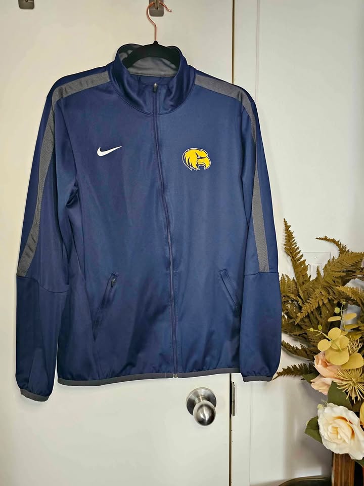 Nike RVC Golden Eagles Baseball Blue and Gray Track Jacket