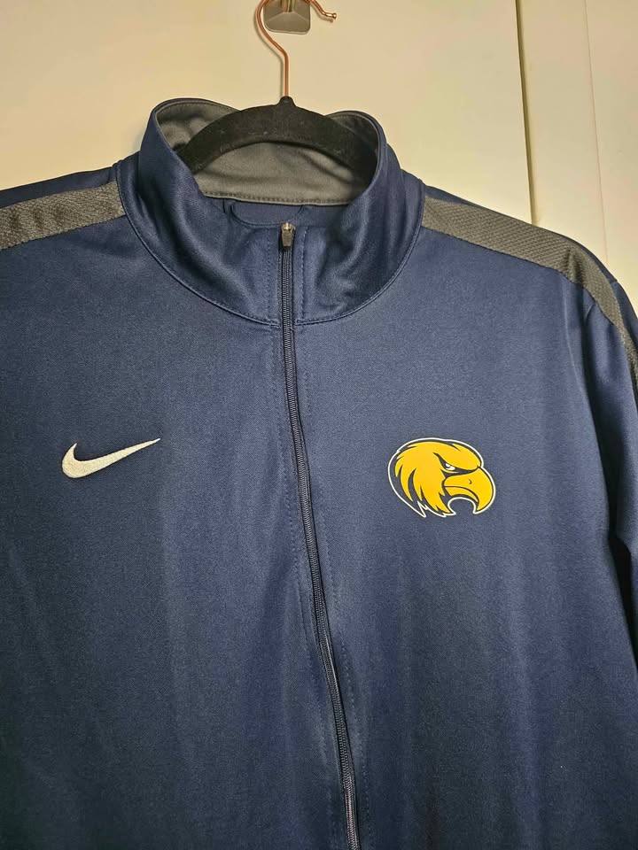 Nike RVC Golden Eagles Baseball Blue and Gray Track Jacket - photo 2