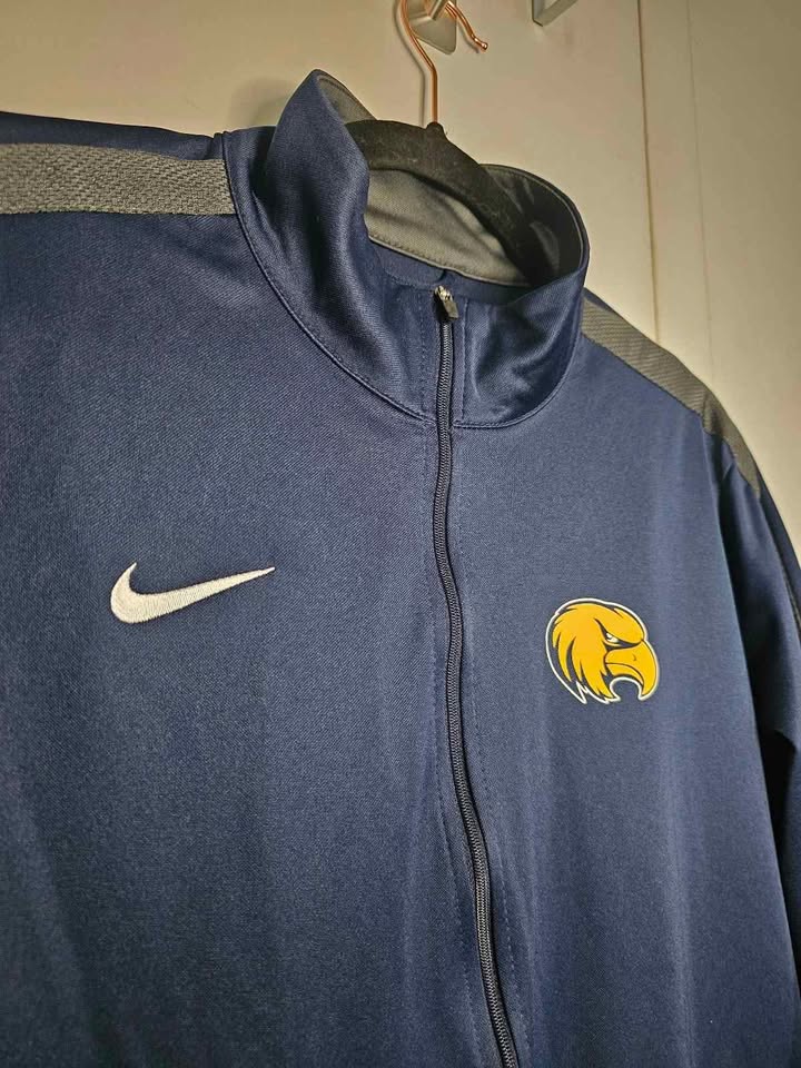 Nike RVC Golden Eagles Baseball Blue and Gray Track Jacket - photo 3