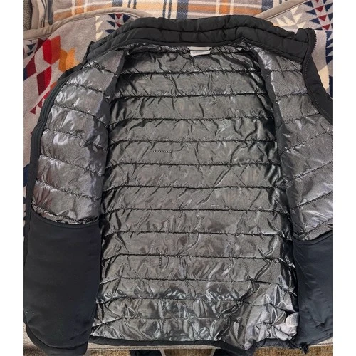 Columbia Omni-Heat Puffer Jacket Men's Medium Black - photo 2