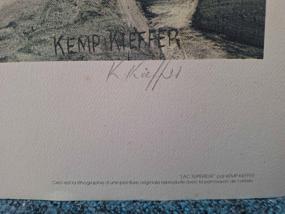 Kemp Kieffer Lithograph - photo 5