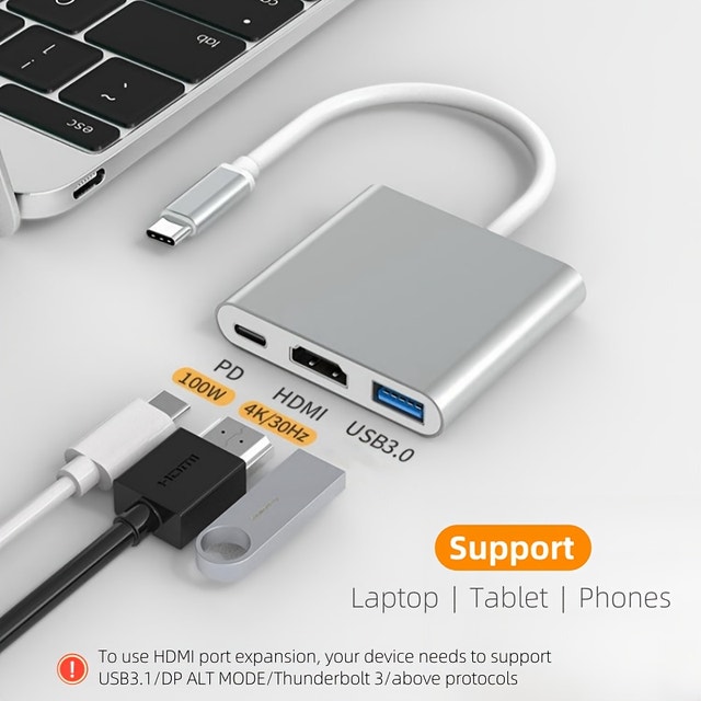 USB/Type C to HDMI Hub - photo 2