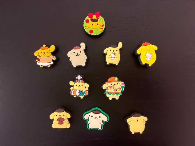 Pom Pom Purrin (Sanrio) - Croc Charms / Jibbits