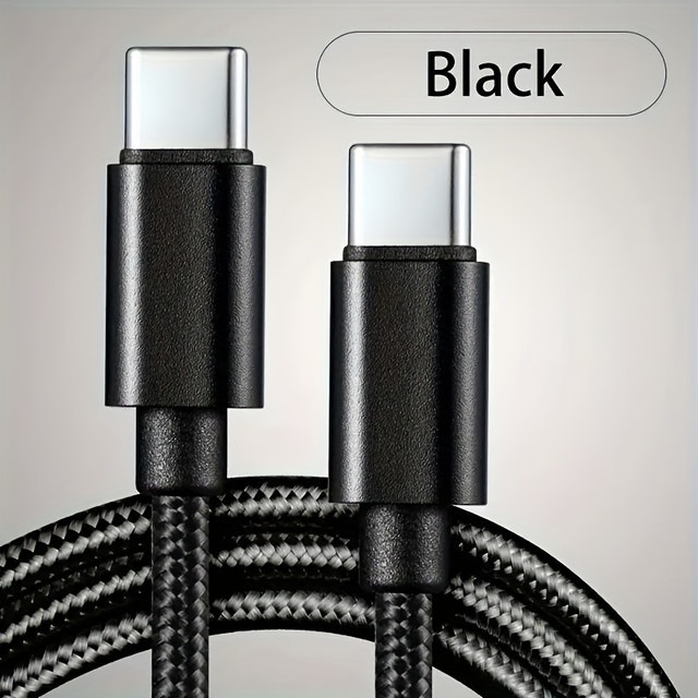 Samsung/iPhone USB-C Fast Charging Cable - 6.6 Ft