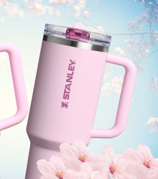 Stanley Tumbler - Cherry Blossom - Leakproof Flip Straw - photo 2