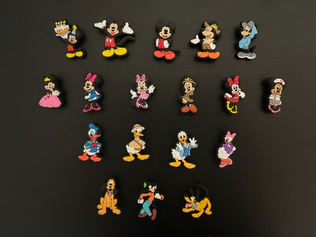 Disney Mickey Minnie Donald Pluto Croc Charms - Jibbits - photo 2