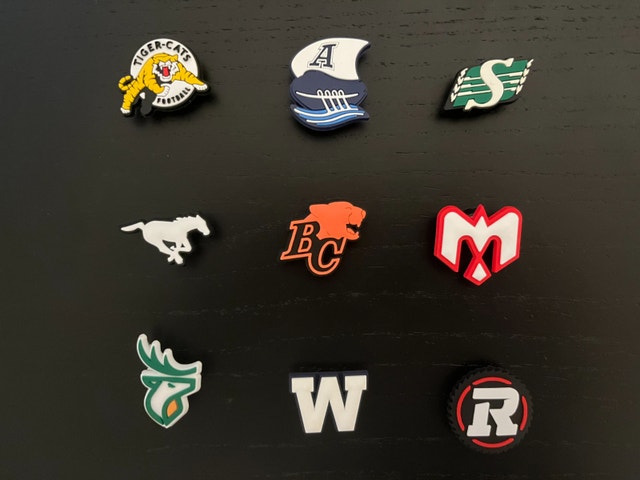 CFL Football Tiger Cats Argonauts Charms Jibbits