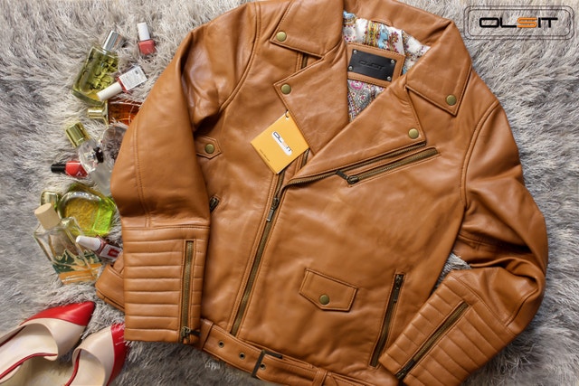 Premium Genuine Leather Biker Jacket - photo 3