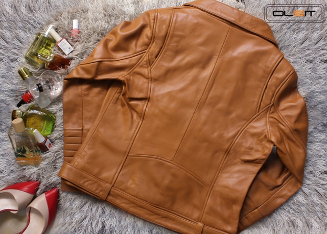 Premium Genuine Leather Biker Jacket - photo 4