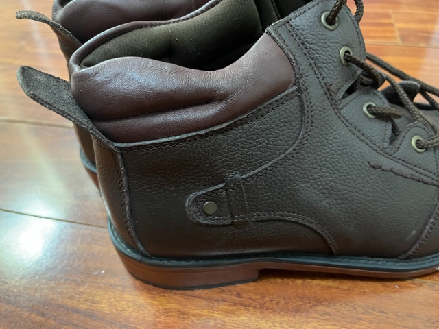 Cross-Laced Rugged Genuine Leather Boots - photo 5