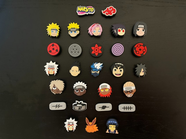 Naruto Croc Charms / Jibbitz