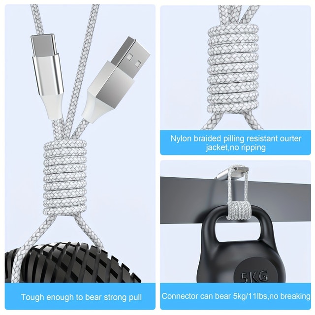 iPhone USB to Type C Fast Charging Cable - photo 2