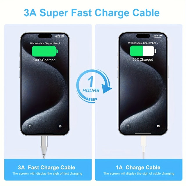 iPhone USB to Type C Fast Charging Cable - photo 3