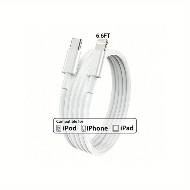 Phone Charging Cable - Long 6.6 ft