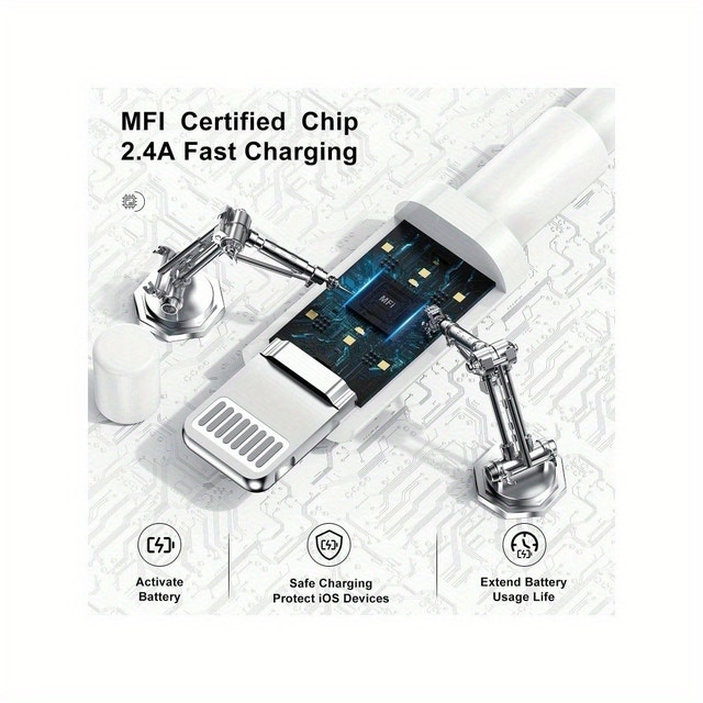 Phone Charging Cable - Long 6.6 ft - photo 5