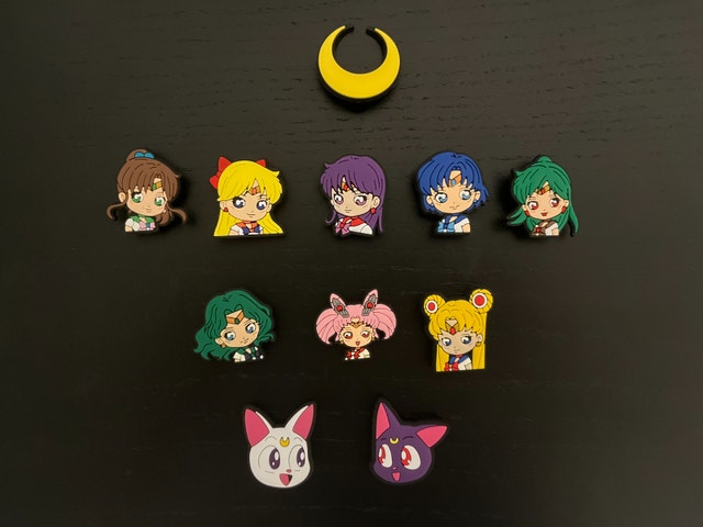 Sailor Moon Croc Charms Jibbits