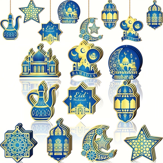 Ramadan & Eid Decorations - 24 pcs