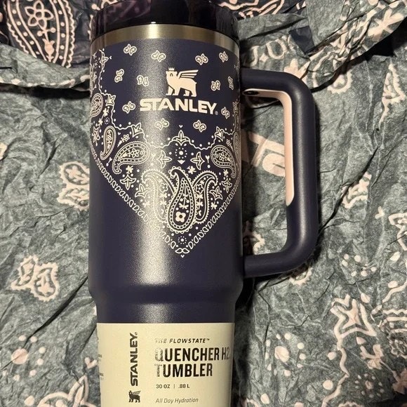 Stanley Tumbler - Cowboy / Cowgirl Design - Blue Corn Paisley - photo 4