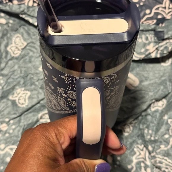 Stanley Tumbler - Cowboy / Cowgirl Design - Blue Corn Paisley - photo 5