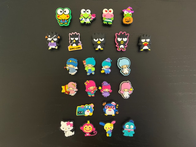 Sanrio Crocs Charms - Badtz-maru Keroppi etc