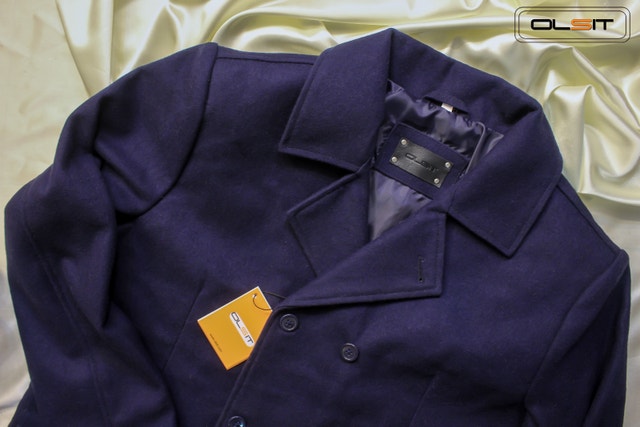 Woolen Double-breasted Trench Coat