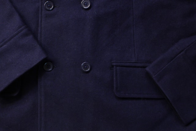 Woolen Double-breasted Trench Coat - photo 2