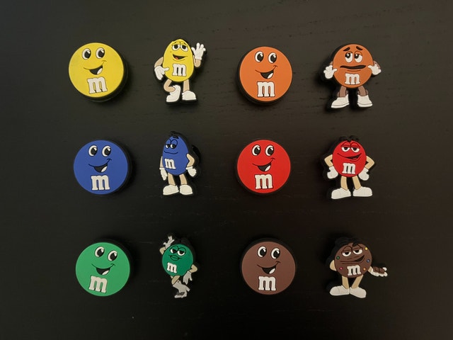 M&Ms Croc Charms Jibbitz