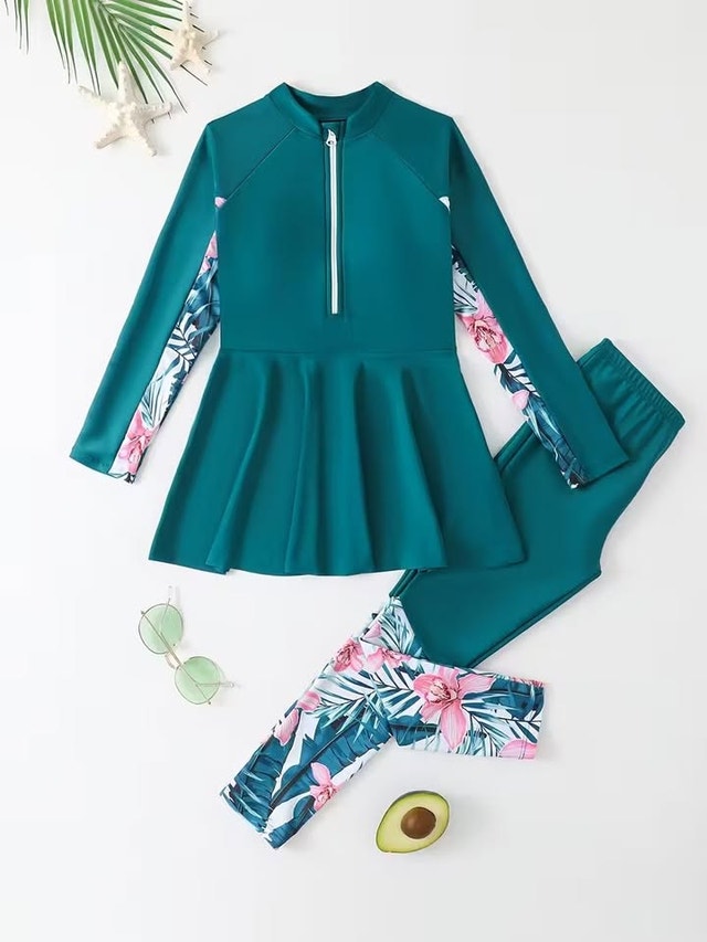 Swimsuit 12Y-14Y - Long Sleeve Long Pants / Sun Protection - photo 2