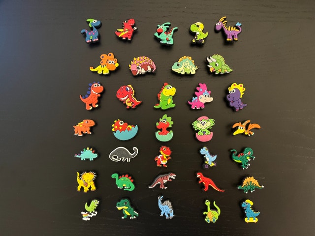 Dinosaur Crocs Charms / Jibbitz