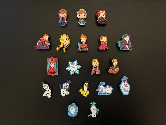 Frozen Elsa Anna Olaf Crocs Charms Jibbitz - photo 2