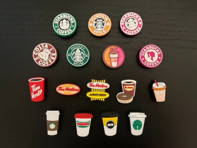 Starbucks and Coffee Charms / Jibbitz