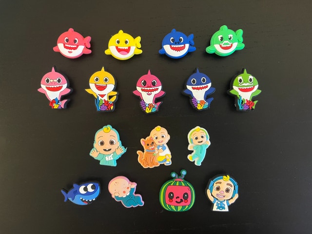 Cocomelon Baby Shark Charms / Jibbitz