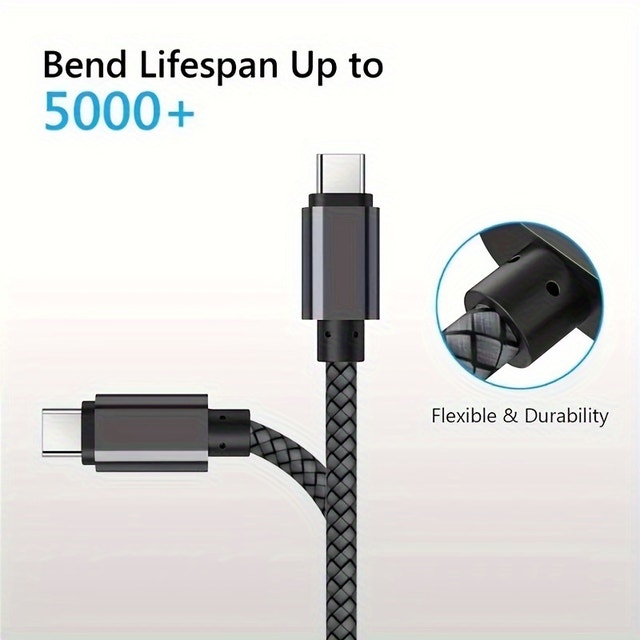 10 Ft USB-C Fast Charging Cable - Samsung/iPhone - photo 3