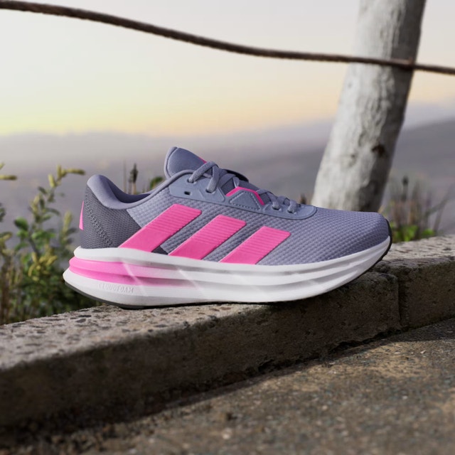 Adidas Galaxy 7 Running Shoes - Silver Violet - Size 10 - photo 2
