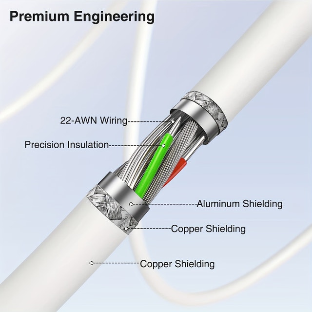 Phone Charging Cable - Long 6.6 ft - photo 3