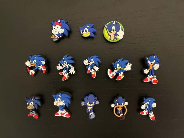Sonic the Hedgehog Crocs Charms
