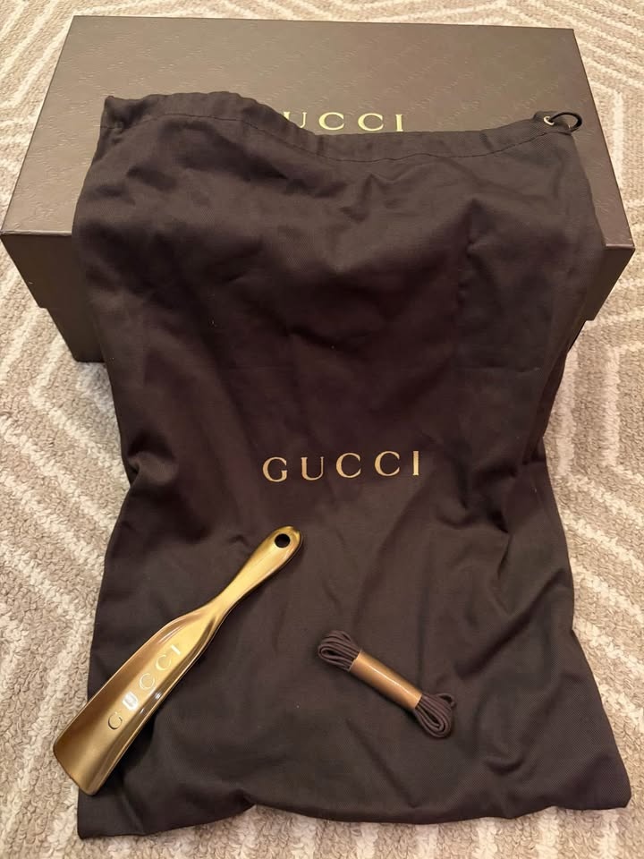 Gucci Men’s Leather Dress Shoes – Brown - photo 5
