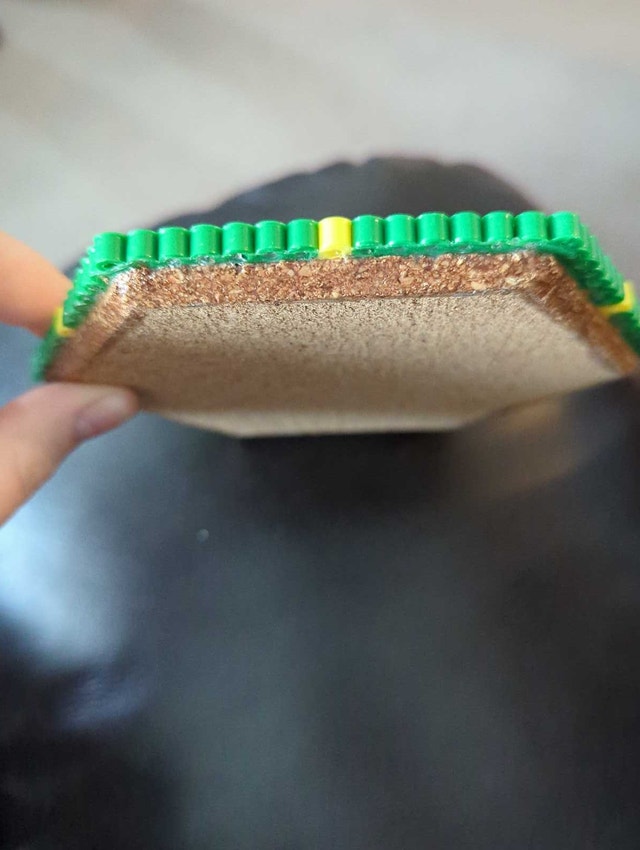 Homemade Coasters with Cork Backing - photo 2