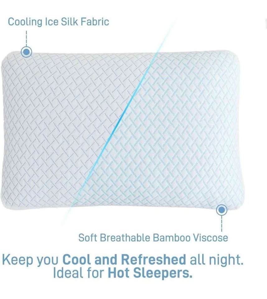 2 Memory Foam Pillows