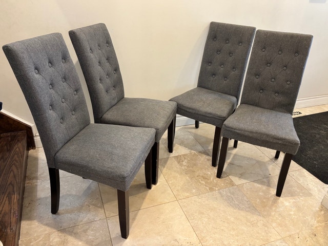 4 Dining Chairs - $10 per chair