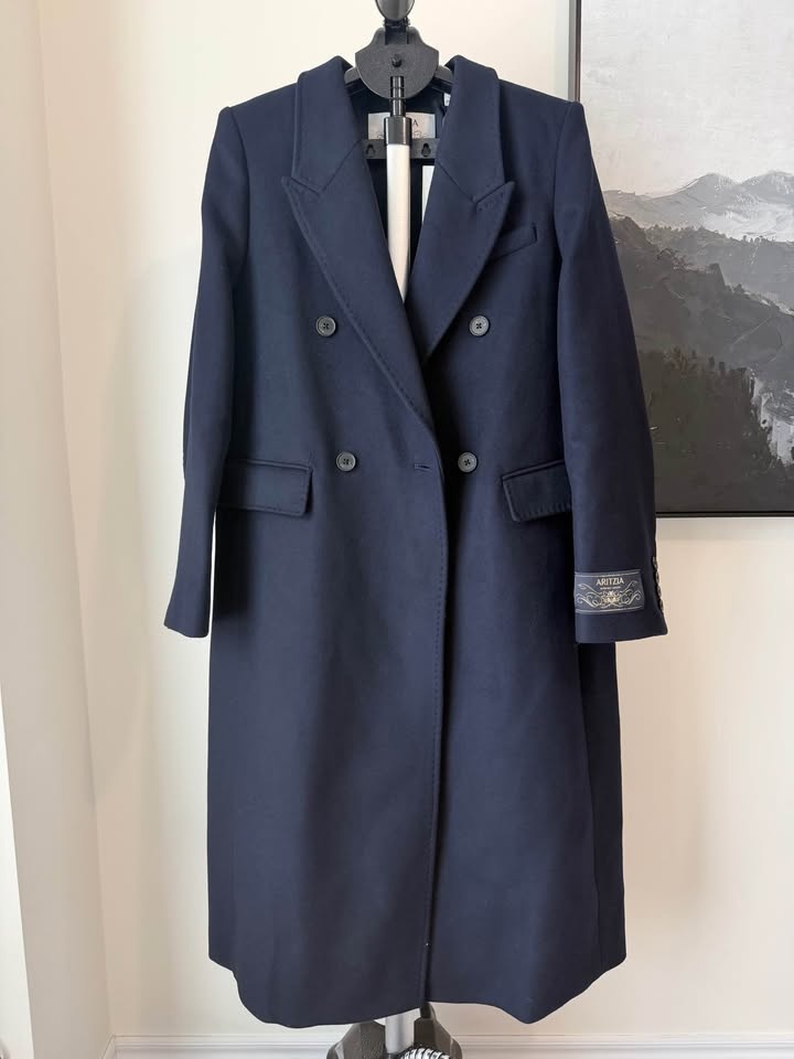Aritzia Constant Coat - Luxe Wool Cashmere Size L NWT - photo 2