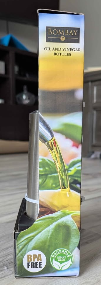 Oil and Vinegar Bottles with Pouring Spouts - photo 3