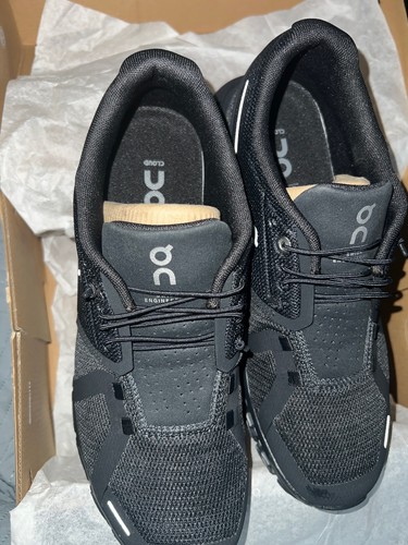 Men's On Cloud 5 Running Shoes - Black, Size 7.5 - photo 5
