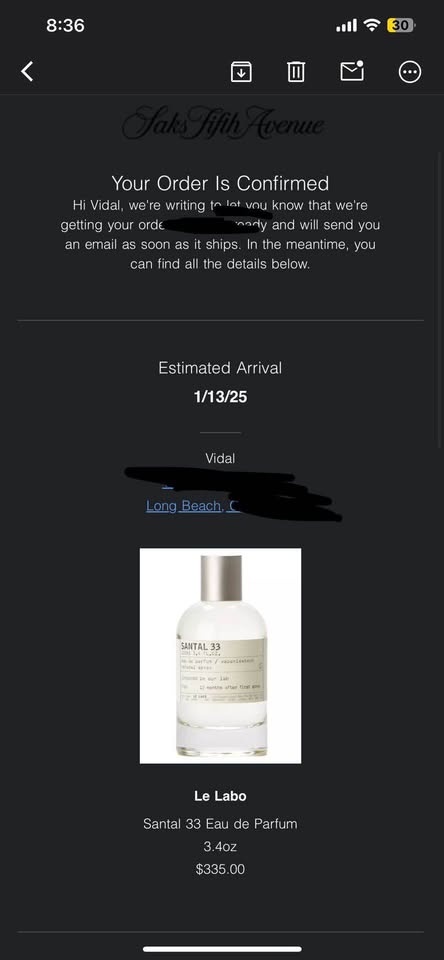 Le Labo Santal 33 EDP 100 mL - photo 3
