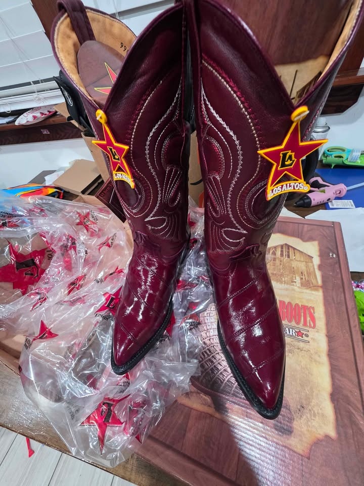 Los Altos Cowboy Boots Size 6 1/2 - photo 3