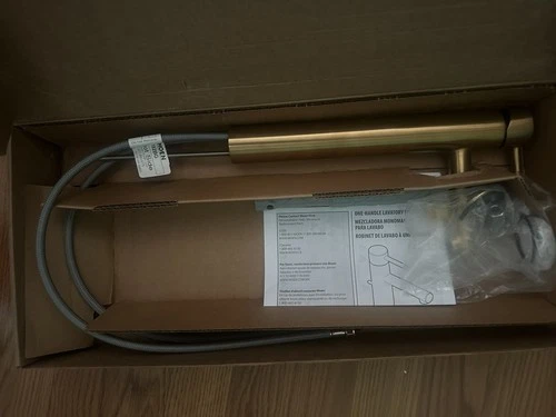 Moen 6192BG Align 1.2 GPM 1 Hole Bathroom Faucet - Gold - photo 4